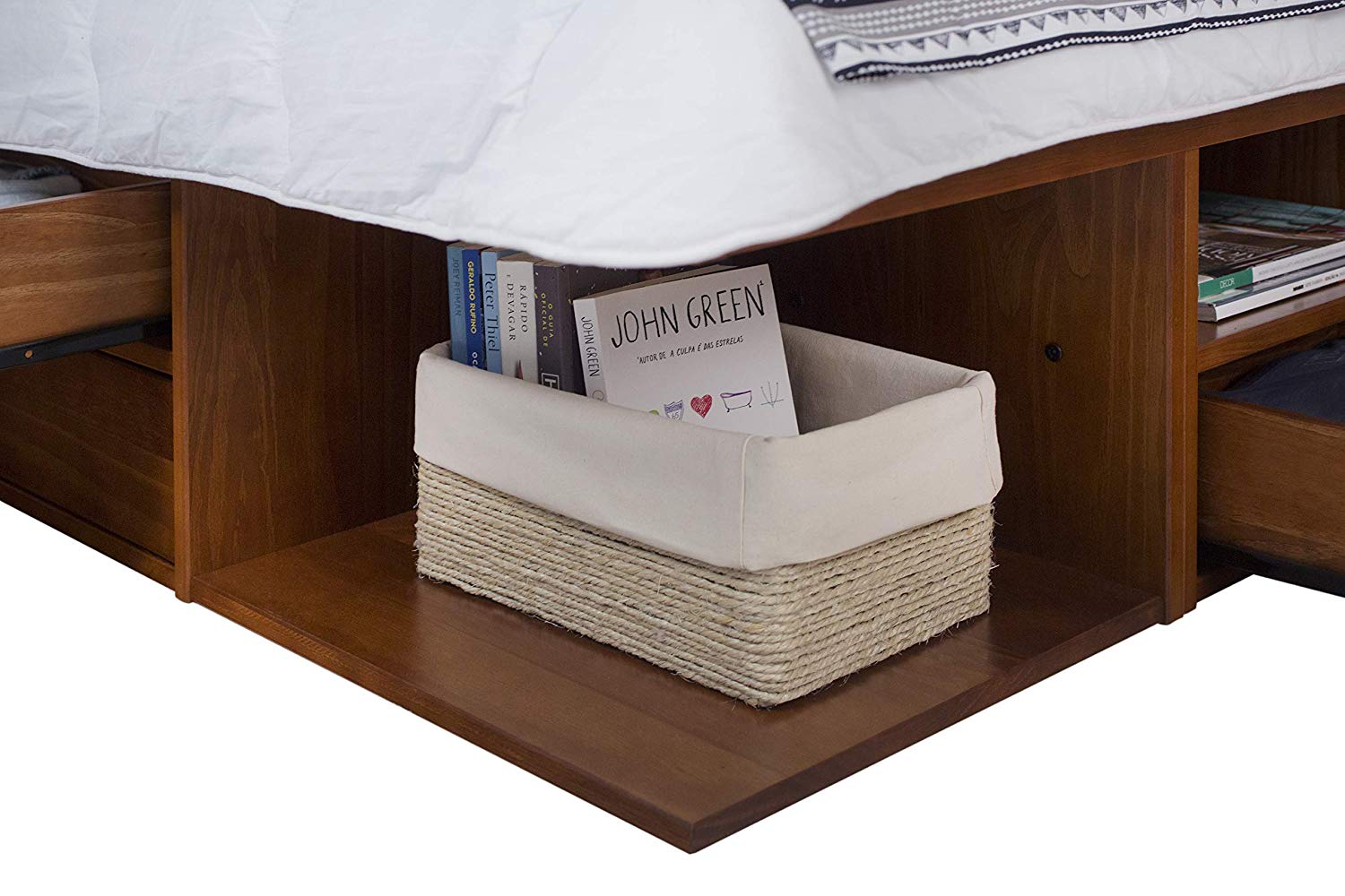 Memomad Bali Storage Platform Bed (Queen Size, Caramel) - memomad.store