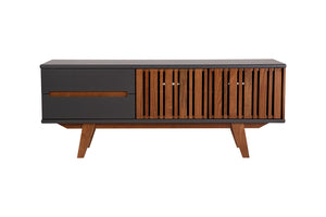 Memomad Panteon Mid Century Modern TV Stand (Graphite) - memomad.store