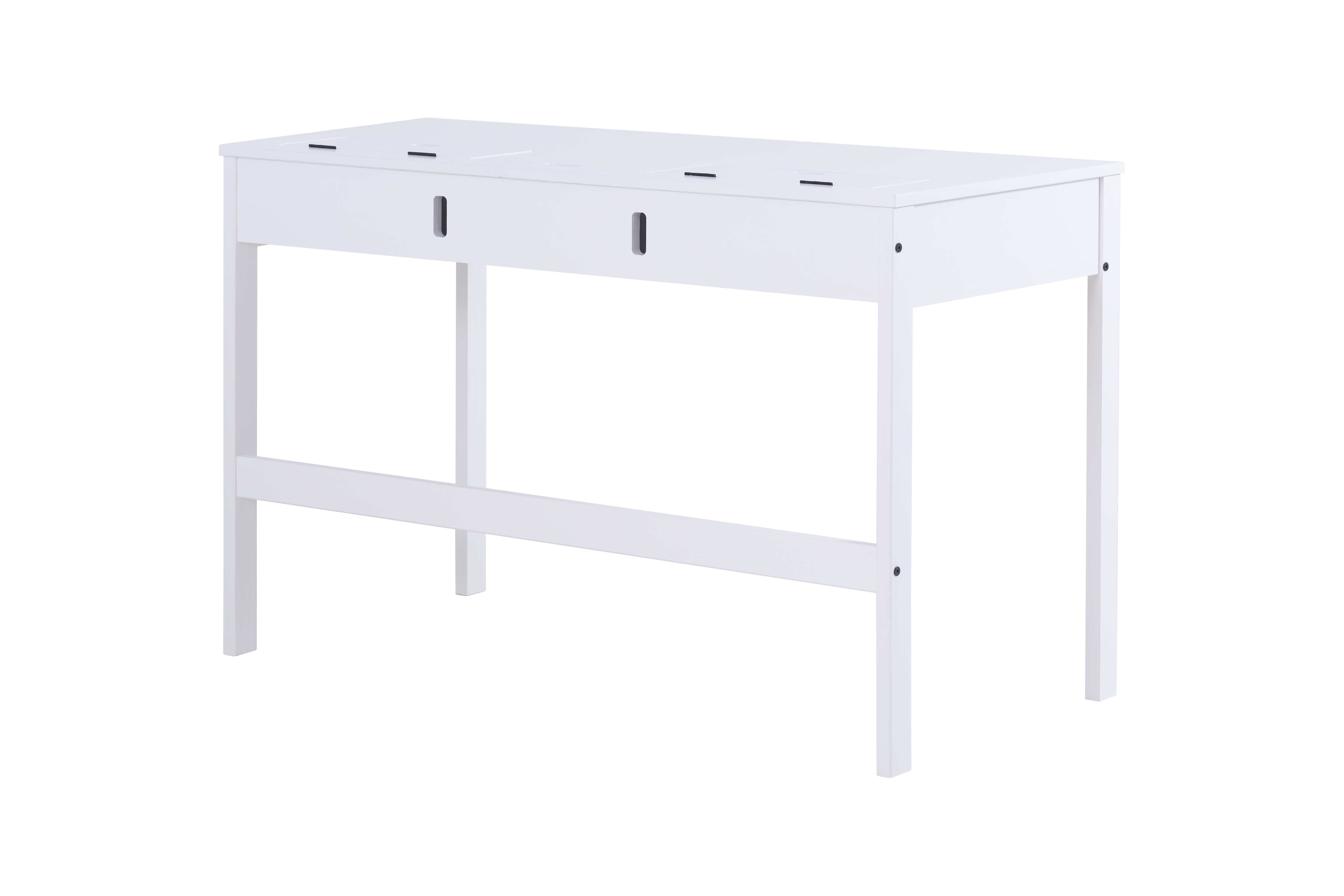 Memomad Bali Home Office Desk with Drawers (Off White) - memomad.store